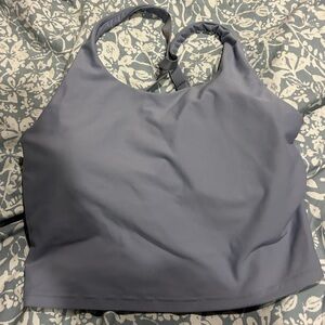 Old Navy women's light purple cropped athletic tank top, size M